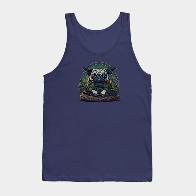 Pug Master I Am Tank Top by Dogotees